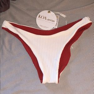 KOA Swim ribbed reversible bottoms NWT ; 🌵Small